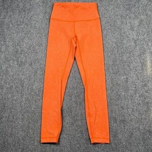 Bright Orange High-Waisted Leggings